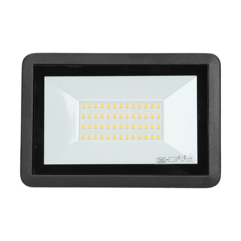 BULLED 50W floodlight 4000lm, IP65, 4000K, aluminium + glass