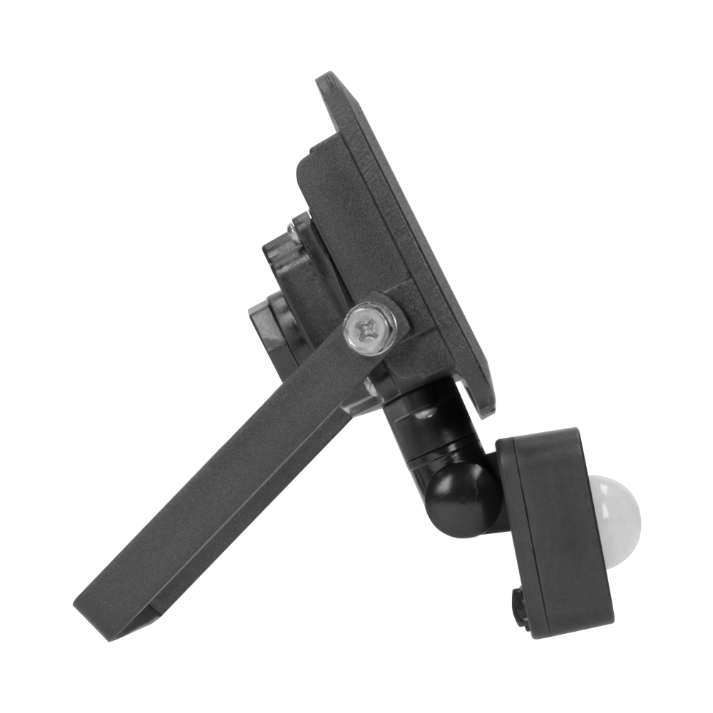 BULLED S 20W floodlight with PIR sensor 1600lm, IP44, 4000K, Alu+glass
