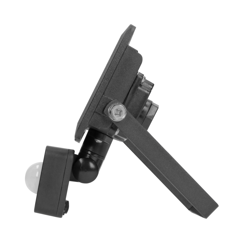 BULLED S 20W floodlight with PIR sensor 1600lm, IP44, 4000K, Alu+glass