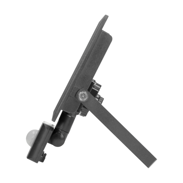 BULLED S 50W floodlight with PIR, 4000lm, IP44, 4000K, aluminium + glass BULLED S 50W floodlight with PIR, 4000lm, IP44, 4000K, aluminium + glass