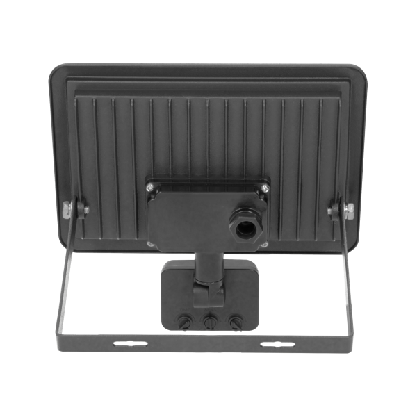 BULLED S 50W floodlight with PIR, 4000lm, IP44, 4000K, aluminium + glass BULLED S 50W floodlight with PIR, 4000lm, IP44, 4000K, aluminium + glass