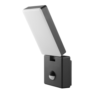 ENID LED 10W, garden luminaire with PIR motion sensor, 800lm, IP65, 4000K, grey