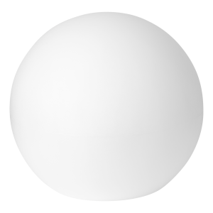LUNA L oprawa ogrodowa kula  1xE27, 1x60W, IP44, biała, Ø 600