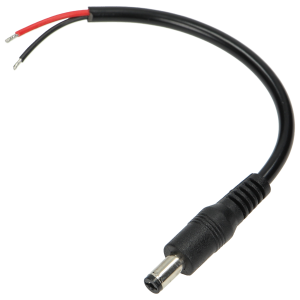 LED strip male power plug DC 5.5/2.1 set of 10 pcs.