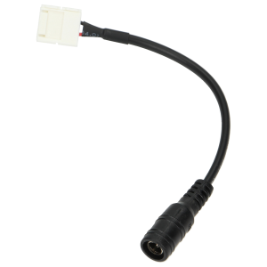 Z-G LED strip connector, 10mm with DC 5.5/2.1 female socket, set of 10 pcs.