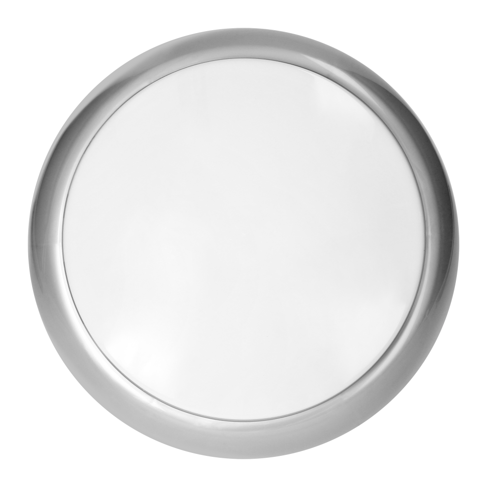KOKO luminaire 2xE27, 2x40W, silver-polypropylene, matt PC diffuser, IP44, IK10