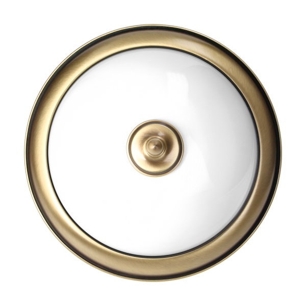 PONTUS ceiling light, 2xE14, 2x40W, metal, patinated brass, glass lampshade PONTUS ceiling light, 2xE14, 2x40W, metal, patinated brass, glass lampshade