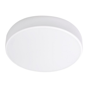 OVO ceiling light 6xE27, 6x24W, white steel, matt glass diffuser, IP20, Ø 800