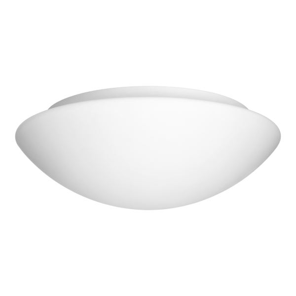 LUBA luminaire 3xE27 with a microwave motion sensor, max. power 3x60W, white-steel, matt glass diffuser, IP44 LUBA luminaire 3xE27 with a microwave motion sensor, max. power 3x60W, white-steel, matt glass diffuser, IP44