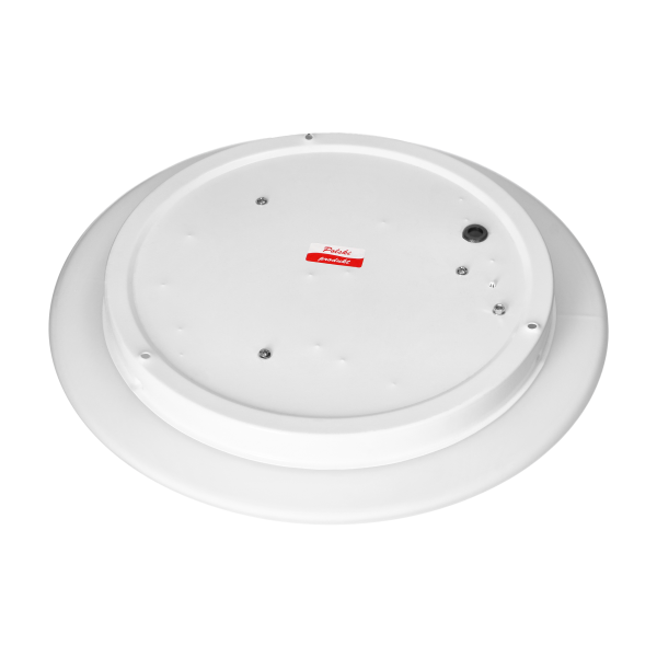 LUBA luminaire 3xE27 with a microwave motion sensor, max. power 3x60W, white-steel, matt glass diffuser, IP44 LUBA luminaire 3xE27 with a microwave motion sensor, max. power 3x60W, white-steel, matt glass diffuser, IP44
