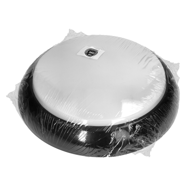 KOKO LED luminaire with microwave motion sensor, 12W, 3000K, 1100lm, black-polypropylene, matt PC diffuser, IP44, IK10 KOKO LED luminaire with microwave motion sensor, 12W, 3000K, 1100lm, black-polypropylene, matt PC diffuser, IP44, IK10