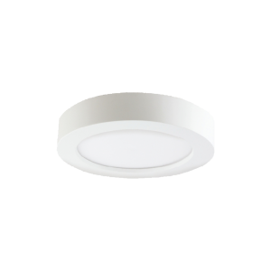 CITY LED 20W downlight, surface-mounted, round, 1600lm, 3000K, white, built-in LED driver