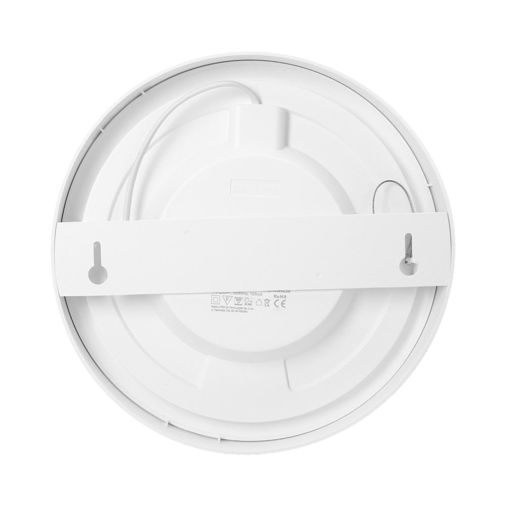CITY LED 24W downlight, surface-mounted, round, 1900lm, 3000K, white, built-in LED driver