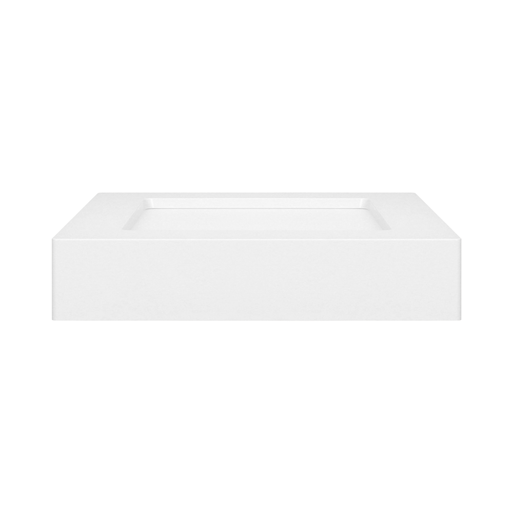 LETI LED 12W, downlight, surface-mounted, square, 800lm, 3000K, white, integrated LED power supply