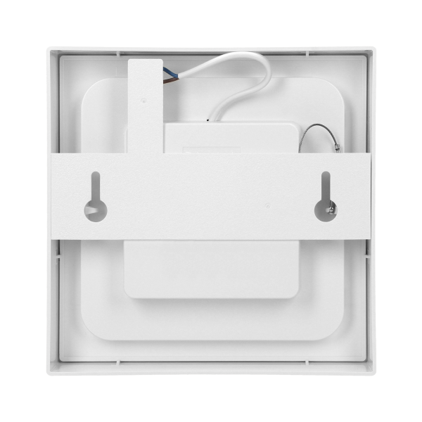 LETI LED 12W, downlight, surface-mounted, square, 800lm, 3000K, white, integrated LED power supply LETI LED 12W, downlight, surface-mounted, square, 800lm, 3000K, white, integrated LED power supply