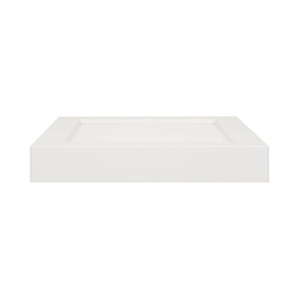 LETI LED 24W downlight, surface-mounted, square, 2000lm, 4000K, white, built-in LED driver
