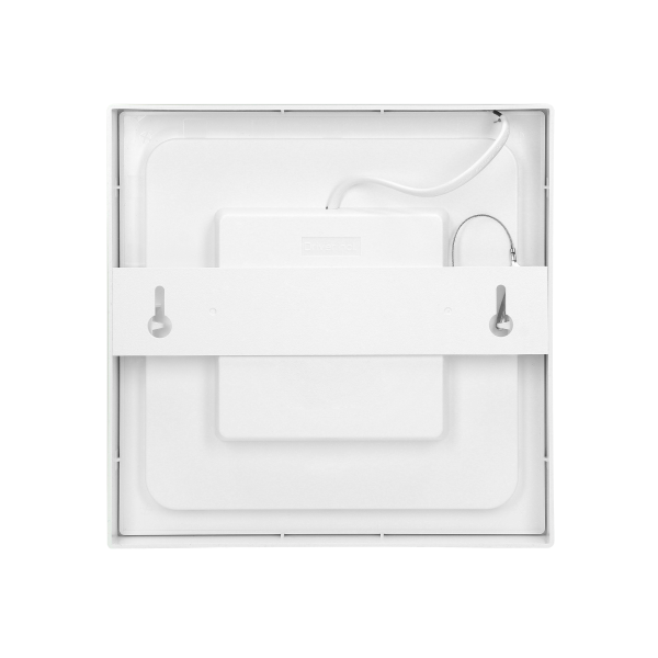 LETI LED 18W downlight, surface mounted, square, 1500lm, 3000K, white, inbuilt LED power supply LETI LED 18W downlight, surface mounted, square, 1500lm, 3000K, white, inbuilt LED power supply