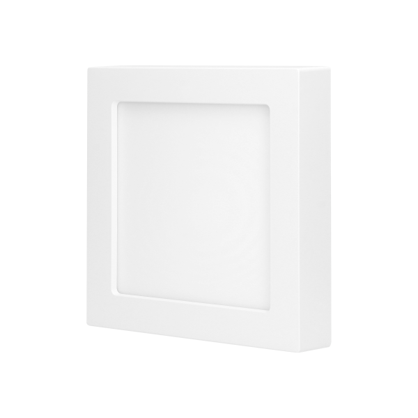 LETI LED 24W downlight, surface mounted, square, 1900lm, 3000K, white, inbuilt LED power supply LETI LED 24W downlight, surface mounted, square, 1900lm, 3000K, white, inbuilt LED power supply