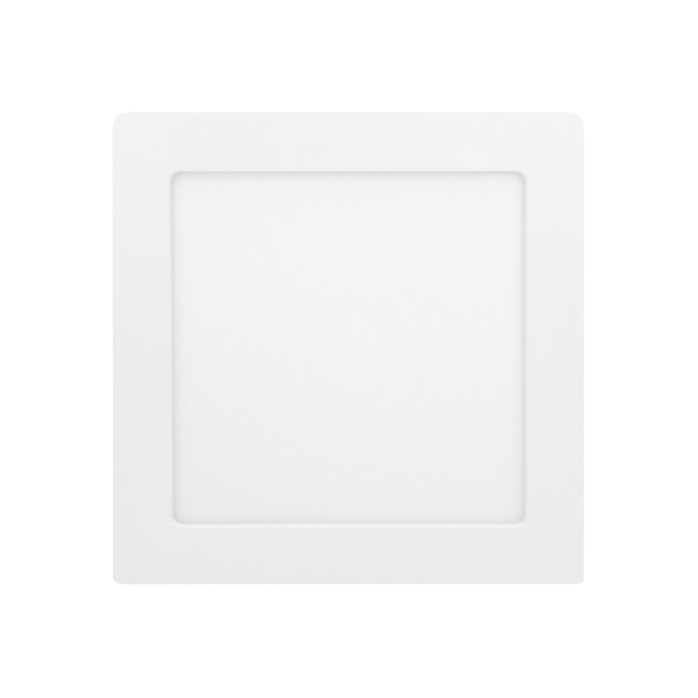 LETI LED 24W downlight, surface mounted, square, 1900lm, 3000K, white, inbuilt LED power supply