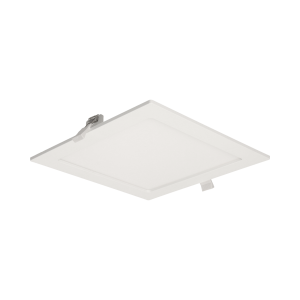 AKMAN LED 18W downlight, flush-mounted, square, 1600lm, 4000K, white, built-in LED driver