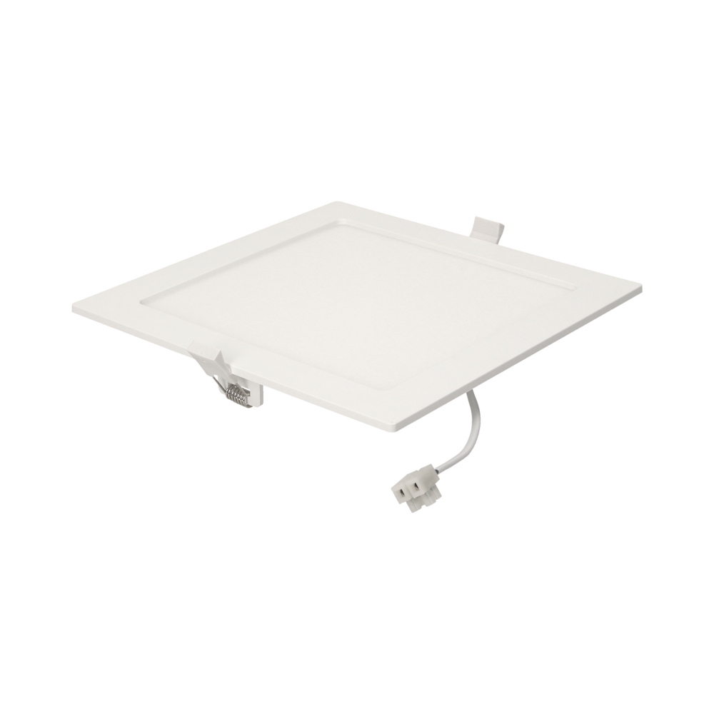 AKMAN LED 18W downlight, flush-mounted, square, 1600lm, 4000K, white, built-in LED driver