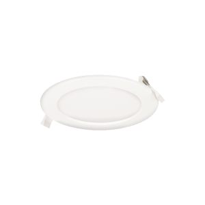 EURUS LED 18W downlight, white flush-mounted, round, 1500lm, 3000K, built-in LED driver