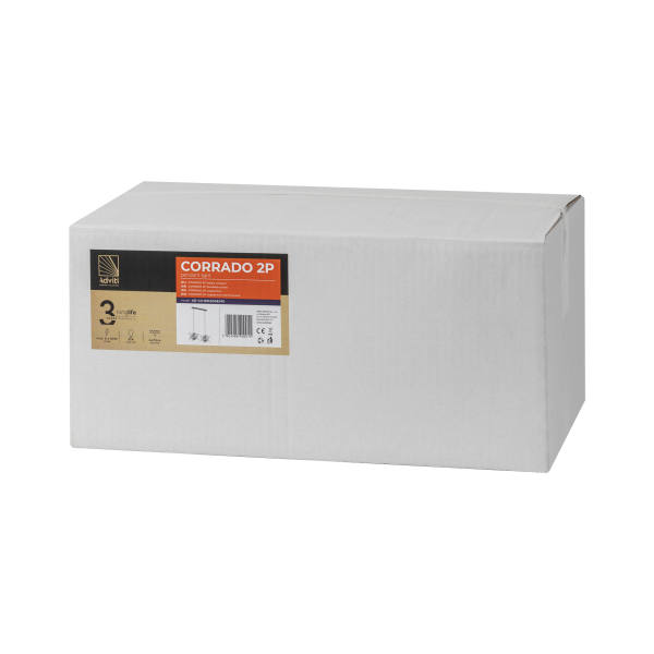 CORRADO 2P, lampa wisząca, E14  max. 2x 40W, chrom CORRADO 2P, lampa wisząca, E14  max. 2x 40W, chrom