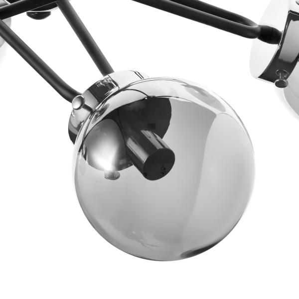 GALAKSI 6P, pendant lamp, E14  max. 6x 40W, chrome GALAKSI 6P, pendant lamp, E14  max. 6x 40W, chrome