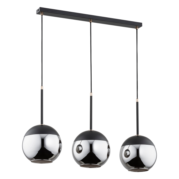 LARA 3P, pendant lamp, E27  max. 3x60W, black LARA 3P, pendant lamp, E27  max. 3x60W, black