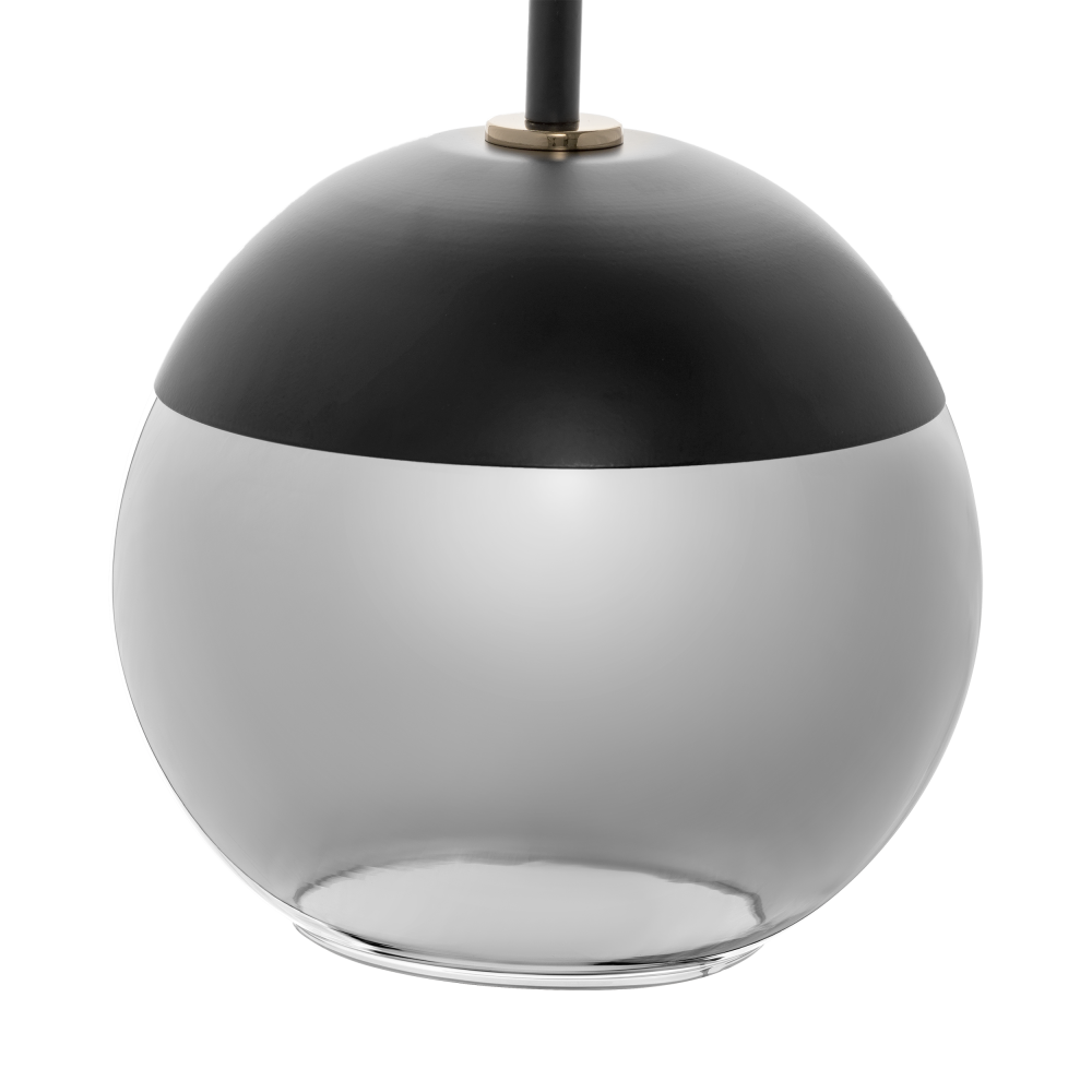 LARA 3P, pendant lamp, E27  max. 3x60W, black