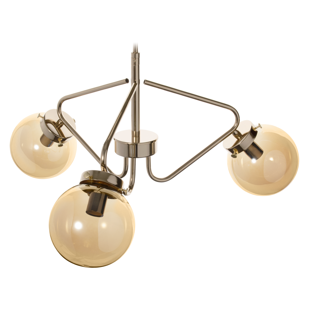 BULAT 3P, pendant lamp, E14 max. 3x40W, gold