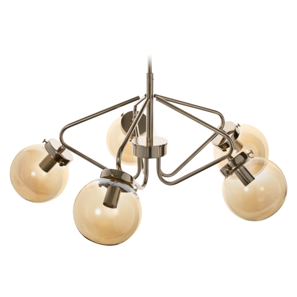 BULAT 5P, pendant lamp, E14 max. 5x40W, gold BULAT 5P, pendant lamp, E14 max. 5x40W, gold