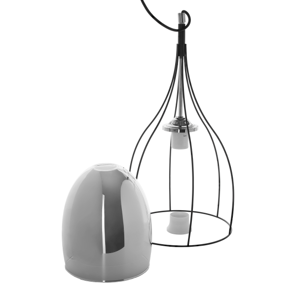 ADELE 1P, pendant lamp, E27 max. 60W, black ADELE 1P, pendant lamp, E27 max. 60W, black