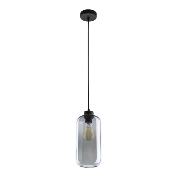 LAZIO 1P, pendant lamp, E27 max.15W, black LAZIO 1P, pendant lamp, E27 max.15W, black