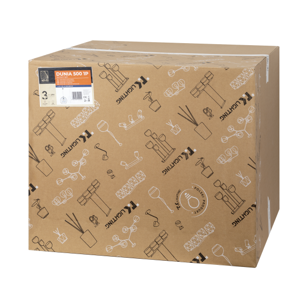 DUNIA 500 1P, lampa wisząca, E27  max.15W, czarna DUNIA 500 1P, lampa wisząca, E27  max.15W, czarna