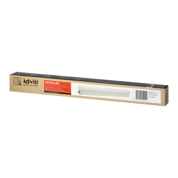 NOTUS LED 4W linear fixture for installation under the cabinet, 360lm, 4000K, 2-pin plug, ON/OFF switch NOTUS LED 4W linear fixture for installation under the cabinet, 360lm, 4000K, 2-pin plug, ON/OFF switch