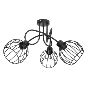 MARBELLA pendant lamp, max. power 3x60W, E27, black