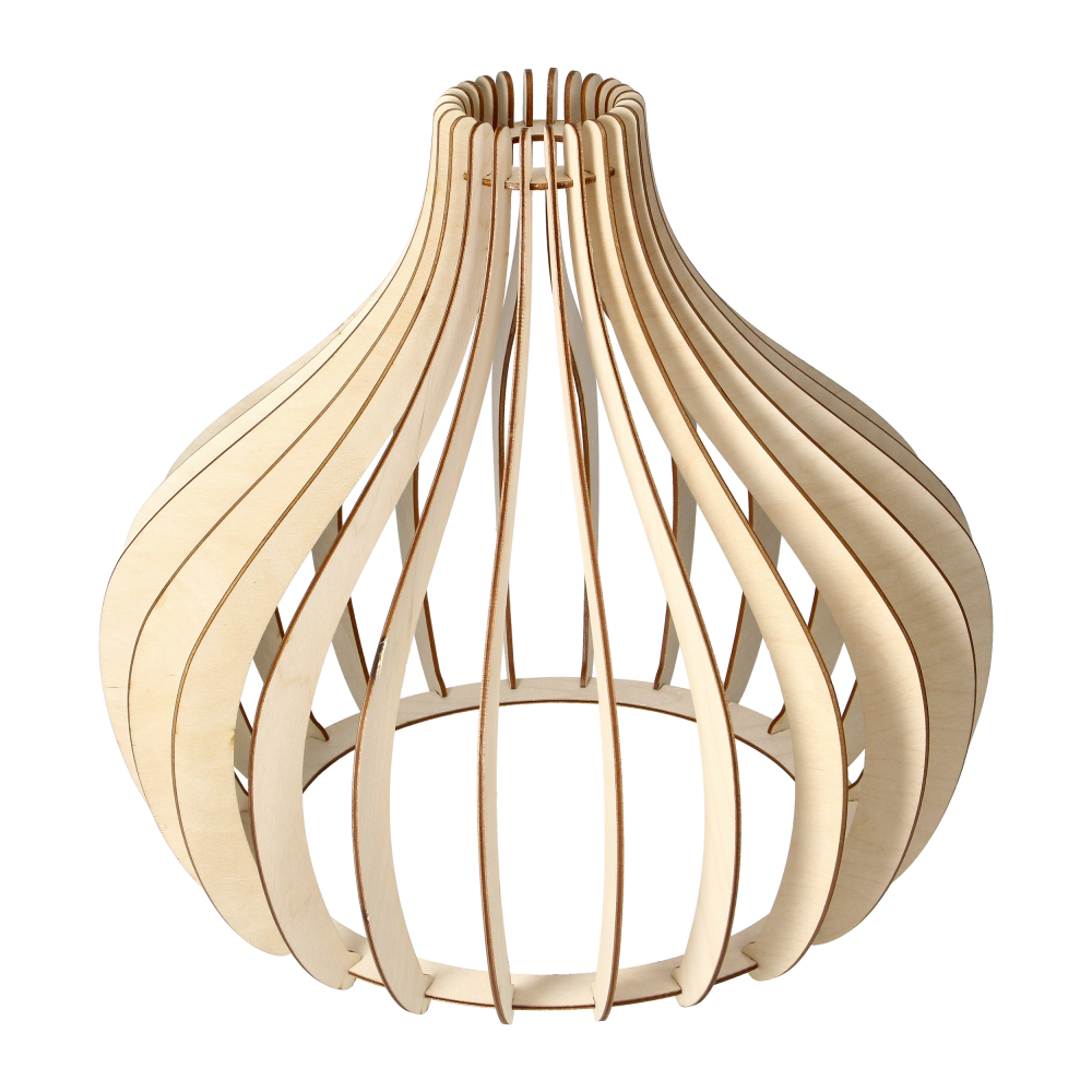 YASIN 400 pendant lamp, max. power 60W, E27, black, wood