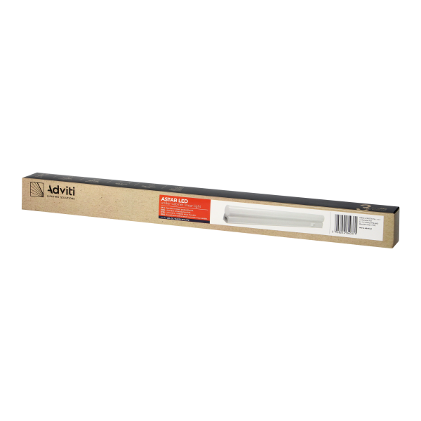 ASTAR LED, Under-cabinet linear light, 360lm, 4000K, 2-pin connector, pass-through connection system, ON/OFF switch