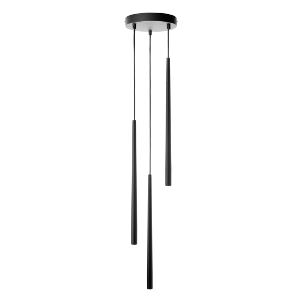 TABUNG 3P, pendant lamp, G9 max.6W, black TABUNG 3P, pendant lamp, G9 max.6W, black