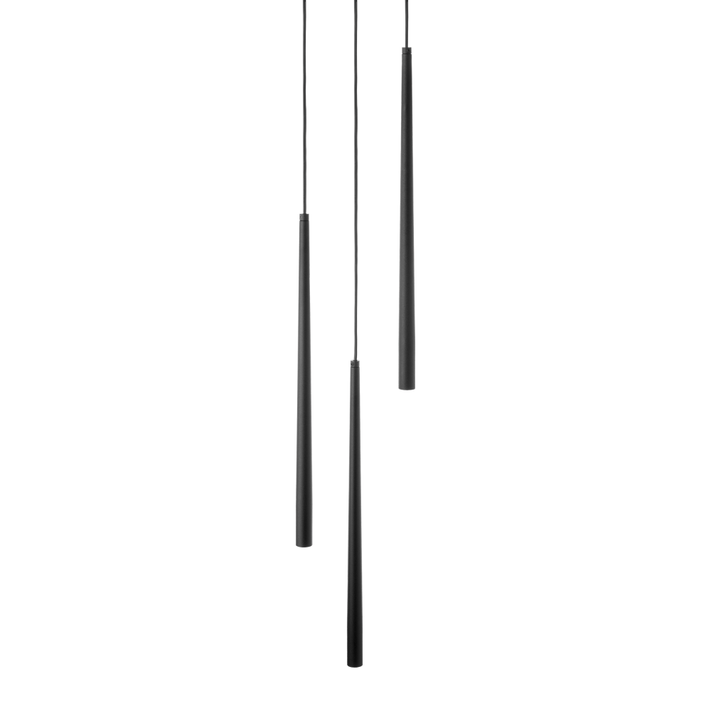 TABUNG 3P, pendant lamp, G9 max.6W, black