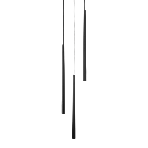 TABUNG 3P, pendant lamp, G9 max.6W, black TABUNG 3P, pendant lamp, G9 max.6W, black