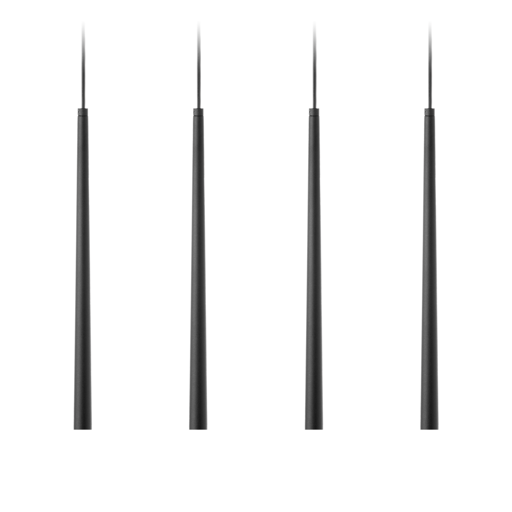 TABUNG 4P, lampa wisząca, G9  max.6W, czarna