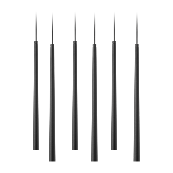 TABUNG 6P, pendant lamp, G9 max.6W, black TABUNG 6P, pendant lamp, G9 max.6W, black