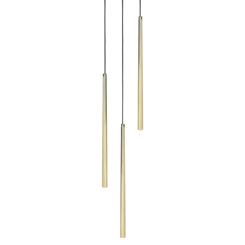 TABUNG 3P, pendant lamp, G9 max.6W, gold