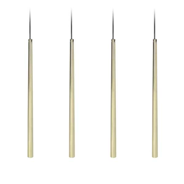 TABUNG 4P, pendant lamp, G9 max.6W, gold TABUNG 4P, pendant lamp, G9 max.6W, gold