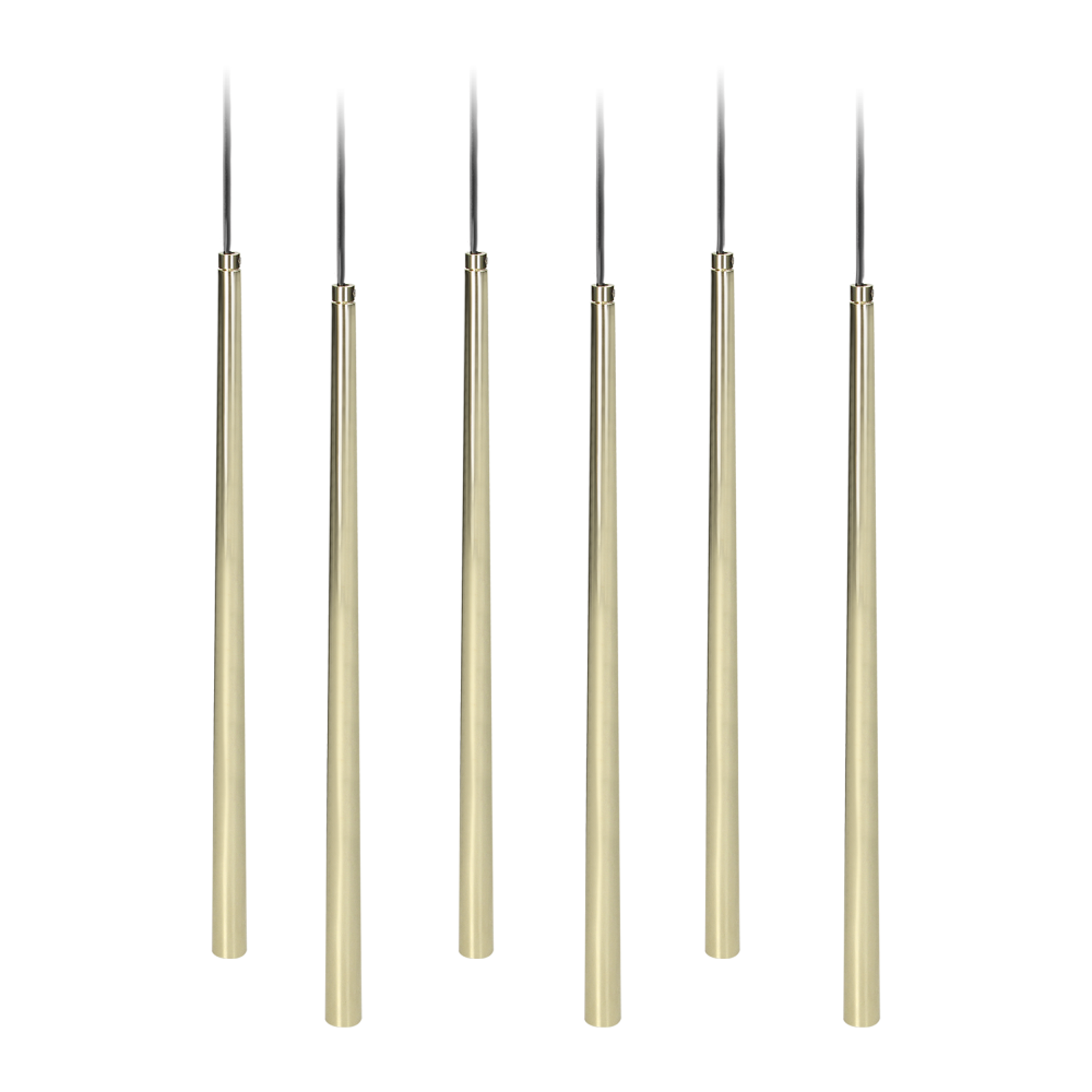 TABUNG 6P, pendant lamp, G9 max.6W, gold