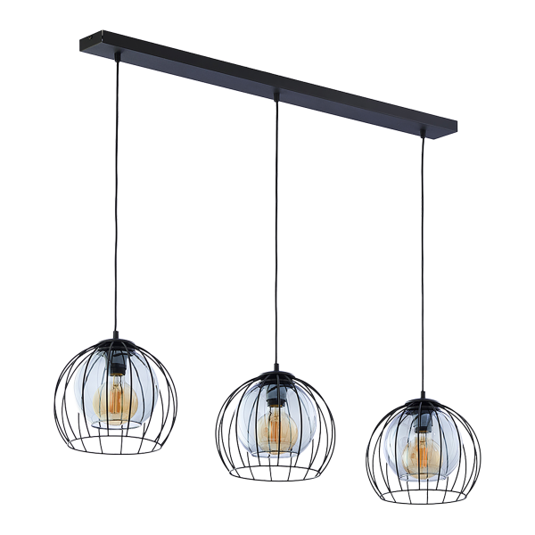 DUNIA 500 3P, pendant lamp, E27 max.15W, black DUNIA 500 3P, pendant lamp, E27 max.15W, black