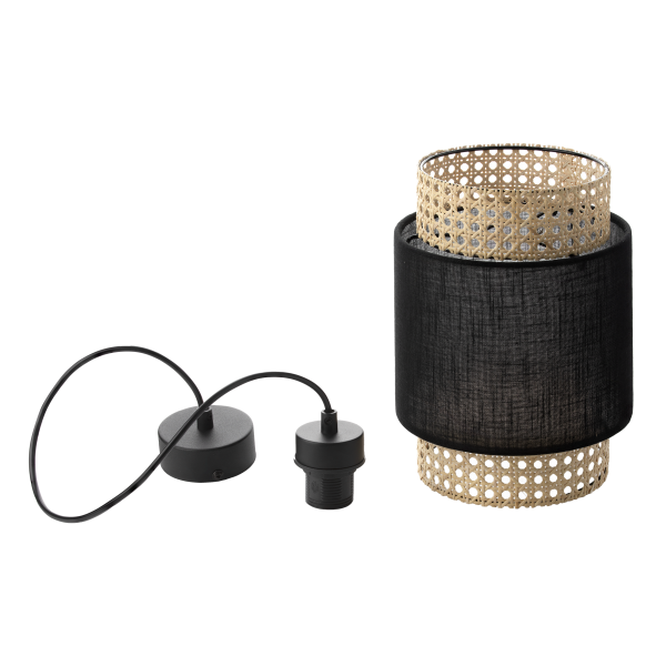 LANA 200 1P, pendant lamp, E27 max.60W, black LANA 200 1P, pendant lamp, E27 max.60W, black