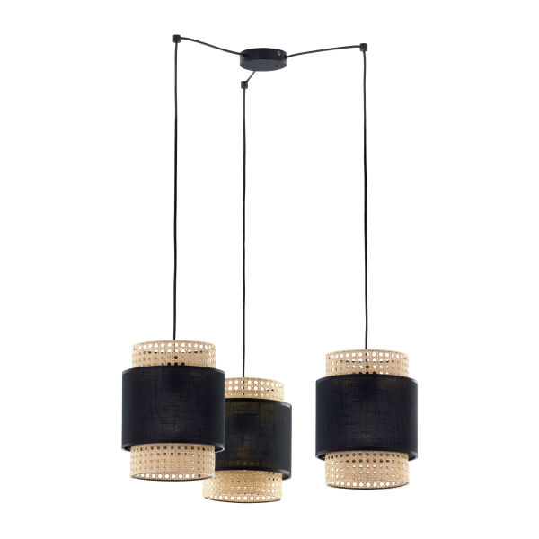 LANA 3P, pendant lamp, E27 max.60W, black LANA 3P, pendant lamp, E27 max.60W, black